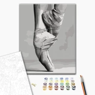  Slika za bojanje po brojevima, Ballet Shoes, 40 x 50 cm